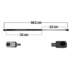 MANJ-60128 - AMORTIGUADOR 5TA PUERTA PARA CHEVROLET HHR 2006-2011 DERECHA/IZQUIERDA