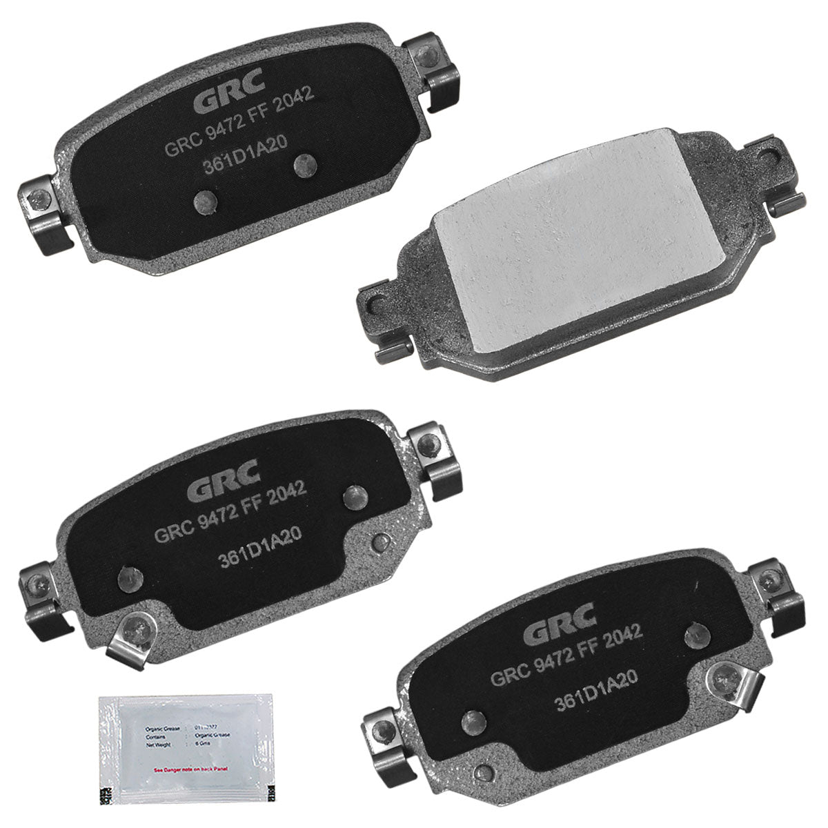 GPRD2042 - BALATAS CERAMICAS TRASERAS PARA MAZDA 3 2017-2018
