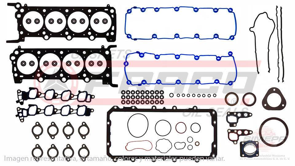 FSX-2682079 - JUEGO DE EMPAQUES PARA FORD E-150 V8 5.4 L SOHC 16 V. SOHC 2009-2014