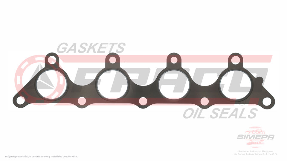 MEX-3640070 - EMPAQUE MULTIPLE DE ESCAPE PARA HYUNDAI ACCENT L4 1.6 L 16 V. DOHC G4ED 2005-2011