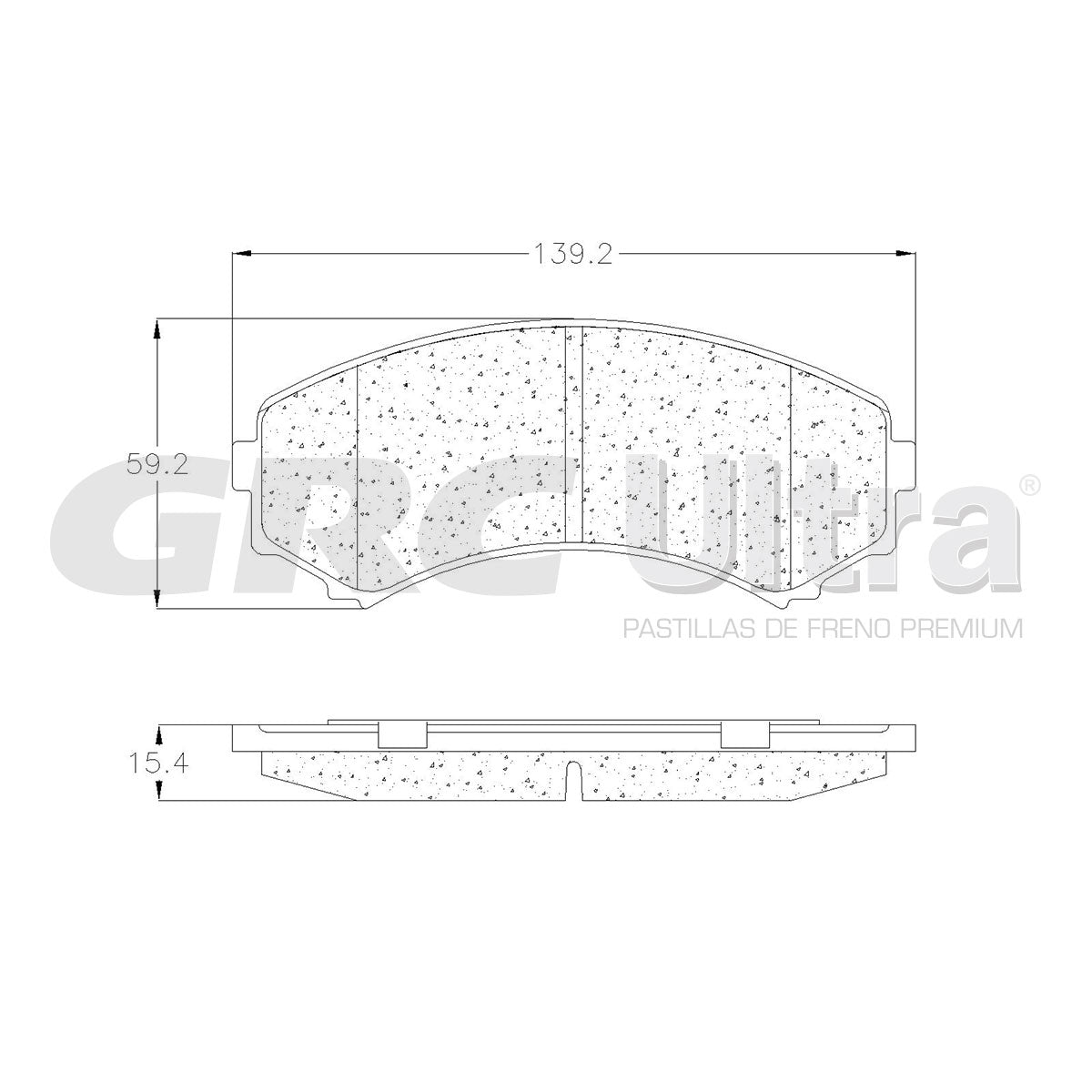GMD867 - BALATAS SEMIMETALICAS DELANTERAS PARA HONDA PASSPORT 2002-2002