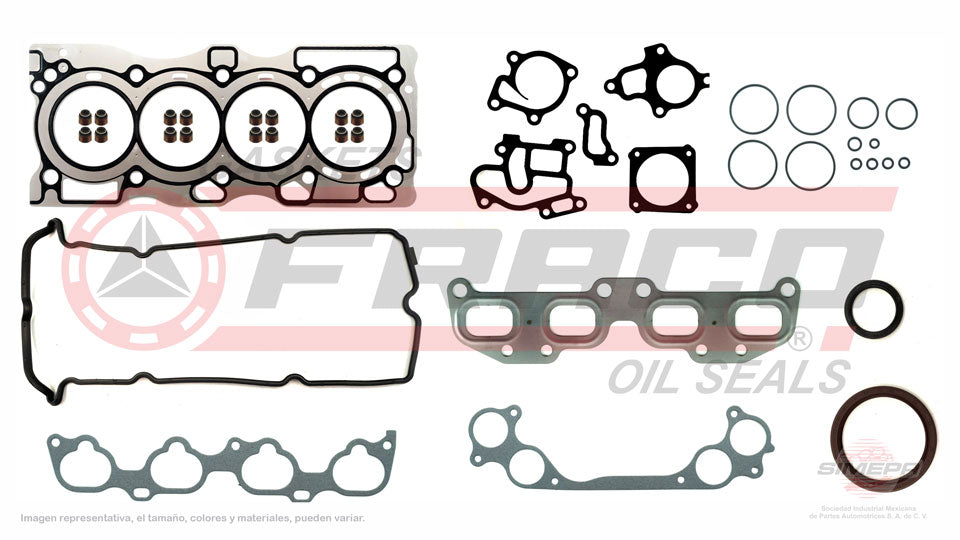 FSX-5840294MLO - JUEGO DE EMPAQUES PARA NISSAN URVAN L4 2.5 L 16 V. DOHC QR25DE 2008-2013