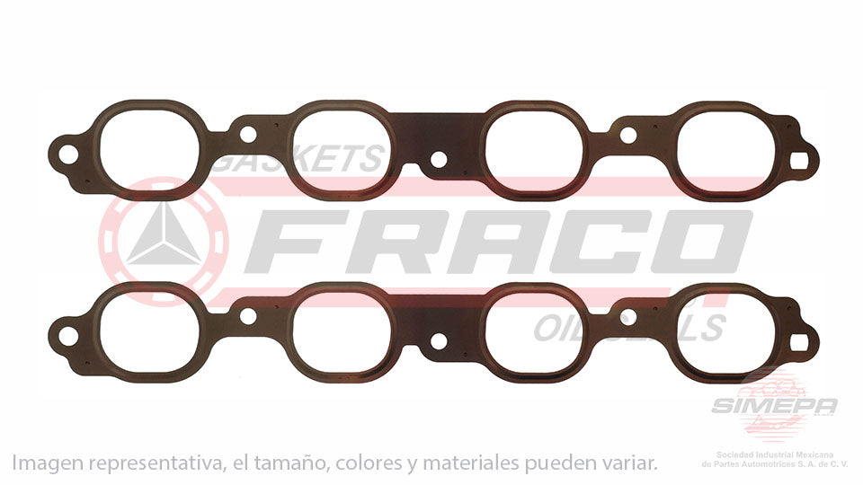 MEX-3082067 - EMPAQUE MULTIPLE DE ESCAPE PARA CADILLAC CTS V8 6.2 L 16 V OHV LT4 2016-2017
