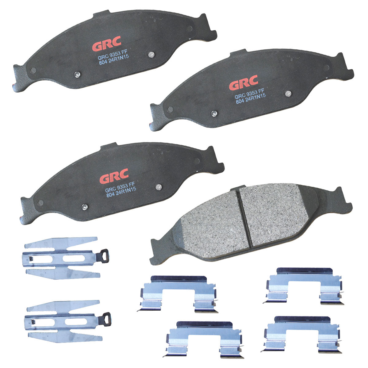 GMD804 - BALATAS SEMIMETALICAS DELANTERAS PARA FORD MUSTANG BASE 2003-2003