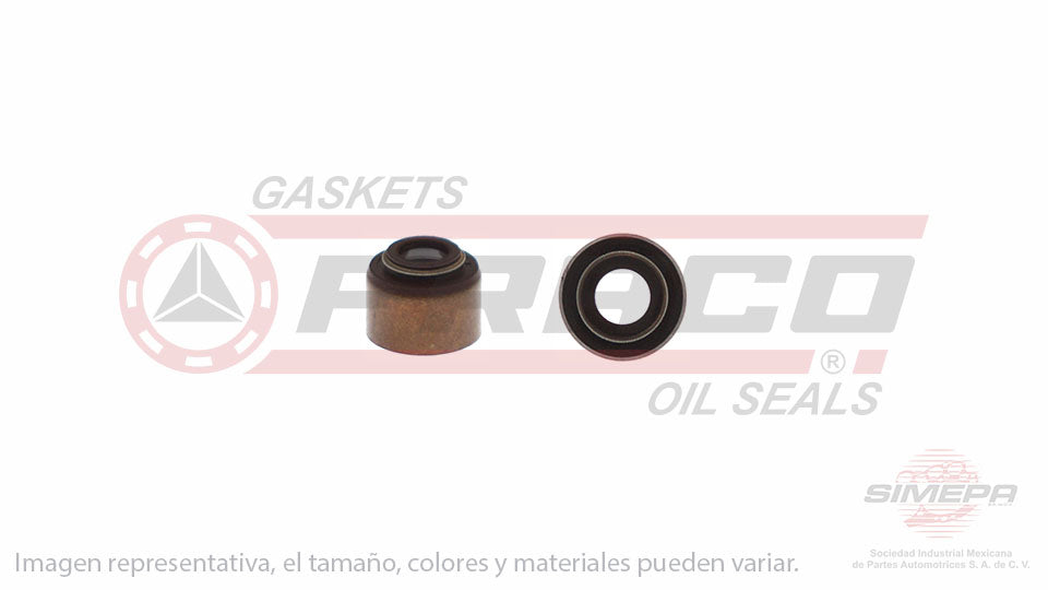 S-5236-V - (50 PIEZAS) SELLO DE VALVULA (RETEN) PARA DODGE DAKOTA L4 2.5 L 8 V. 1996-2002