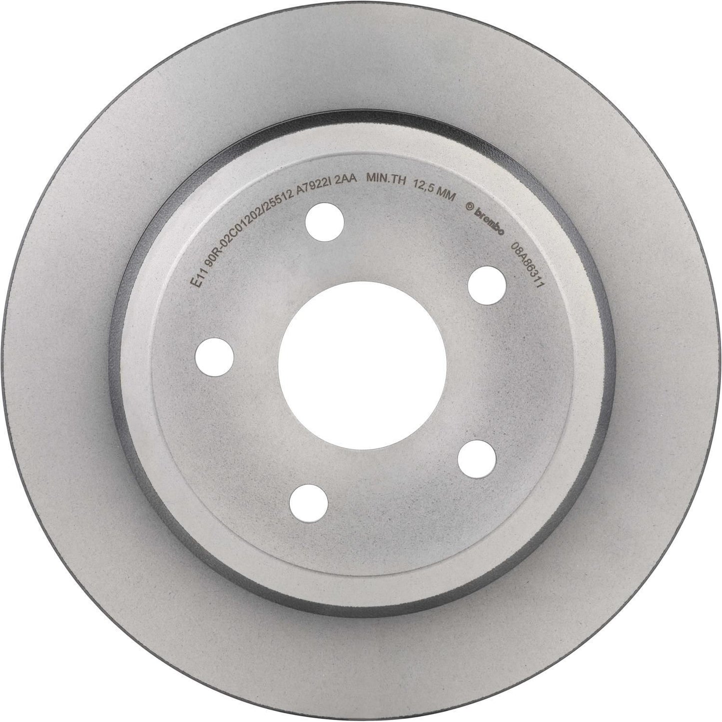 BRE-08.A863.11 - PAR DE DISCOS DE FRENO TRASEROS PARA JEEP COMMANDER BASE 2006-2007