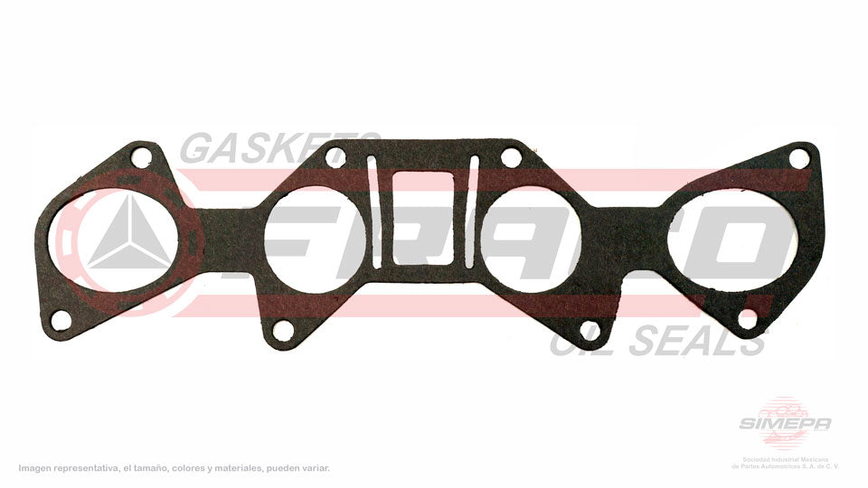 MIX-2640070 - EMPAQUE MULTIPLE DE ADMISION PARA FORD AEROSTAR L4 2.3 L SOHC 8 V. 140 CID 1986-1987