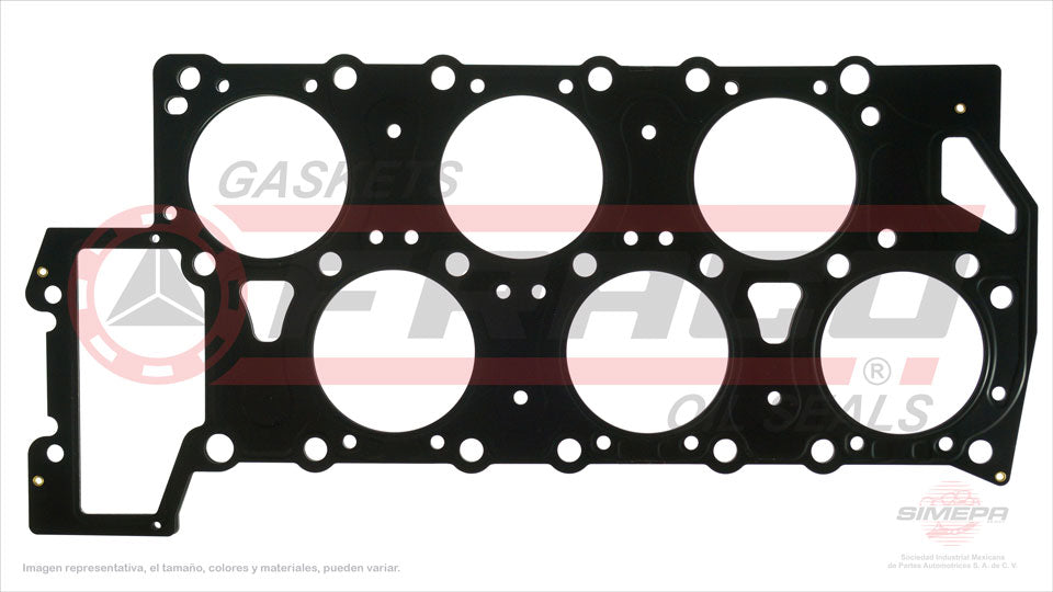 HGX-8664011-MLO - EMPAQUE DE CABEZA PARA VOLKSWAGEN EUROVAN VR6 2.8 L DOHC 24 V. DOHC 2001-2003