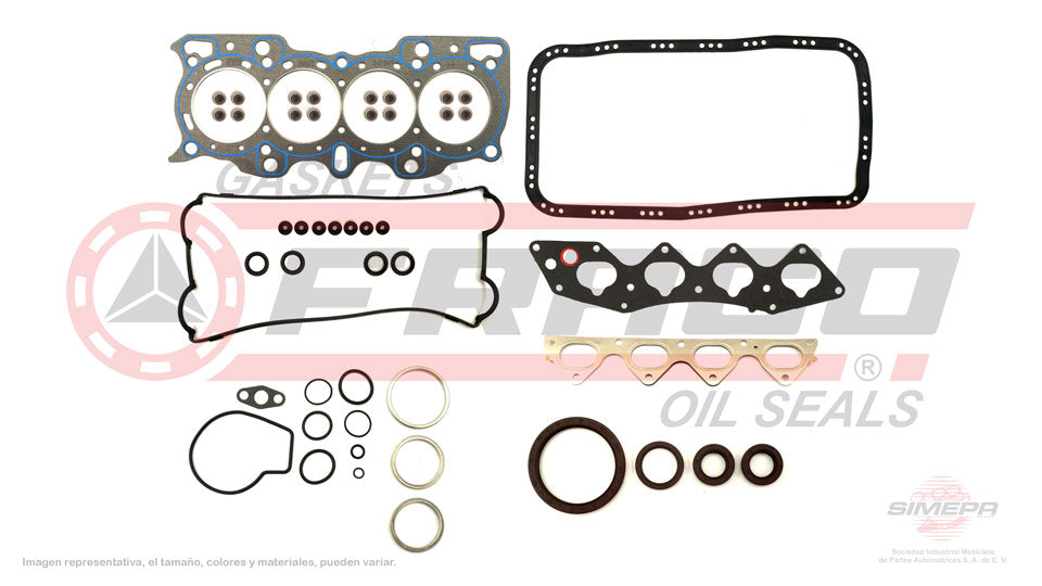 FSX-3540160-1 - JUEGO DE EMPAQUES PARA HONDA CR-V L4 2.0 L DOHC 16 V. DOHC B20B4 B20Z2 1997-2001
