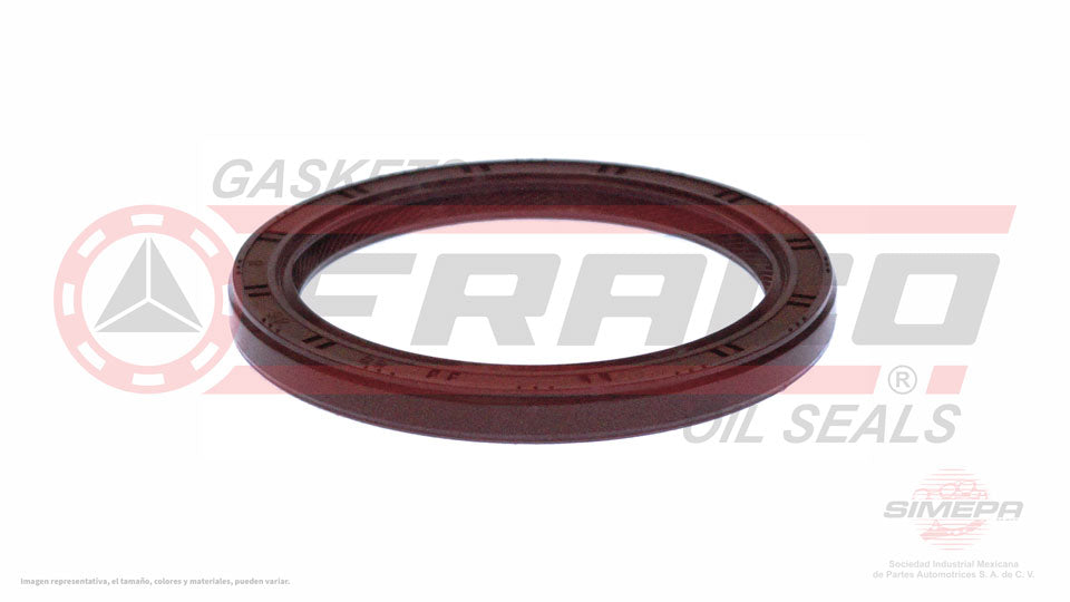 S-068011-V - RETEN DE CIGÜEÑAL PARA CHEVROLET TRACKER L4 1.6 L 16 V. SOHC 1998-2002