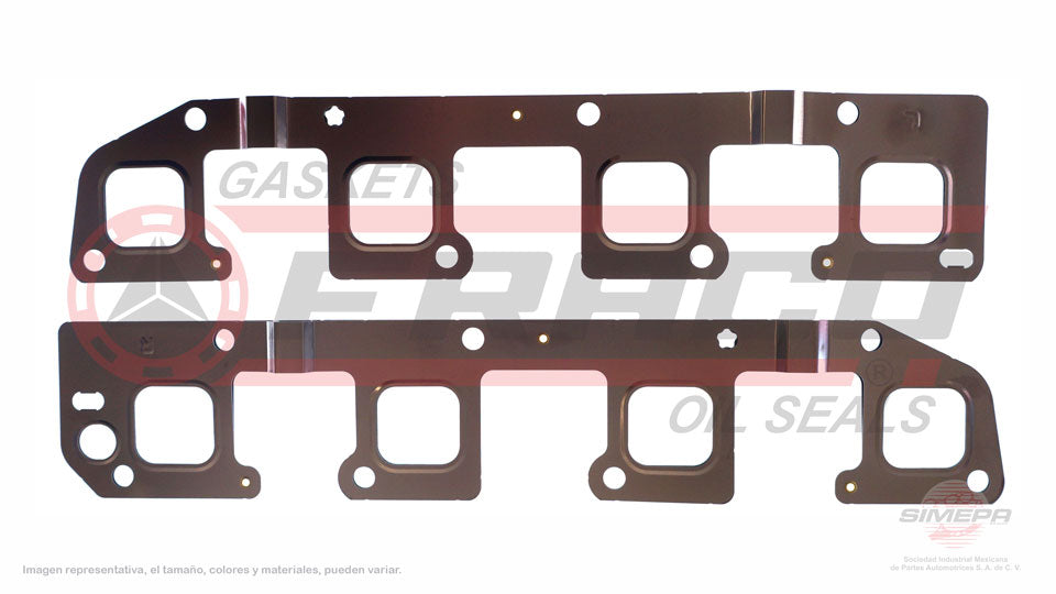 MEX-1182105 - EMPAQUE MULTIPLE DE ESCAPE PARA CHRYSLER 300 V8 5.7 L 16 V. HEMI 2005-2008