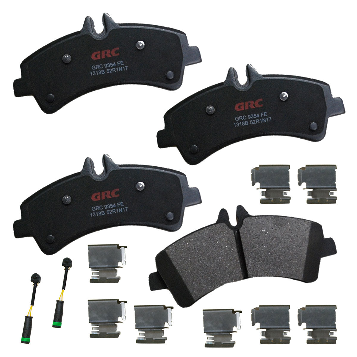 GMD1318B - BALATAS SEMIMETALICAS TRASERAS PARA MERCEDES-BENZ SPRINTER 2007-2018