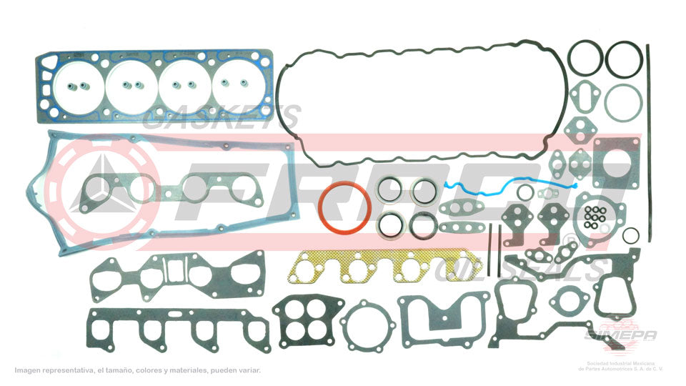 FSX-2640074-2 - JUEGO DE EMPAQUES PARA FORD RANGER L4 2.5 L SOHC 8 V. 153 CID 1998-2001