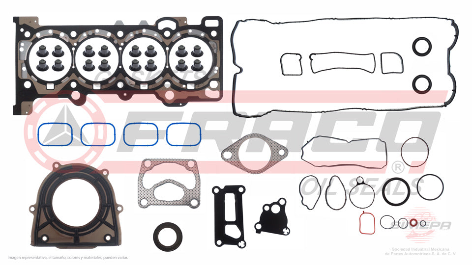 FSX-2640066 - JUEGO DE EMPAQUES PARA FORD EDGE L4 2.0 L TURBO 16 V. DOHC 2015-2018