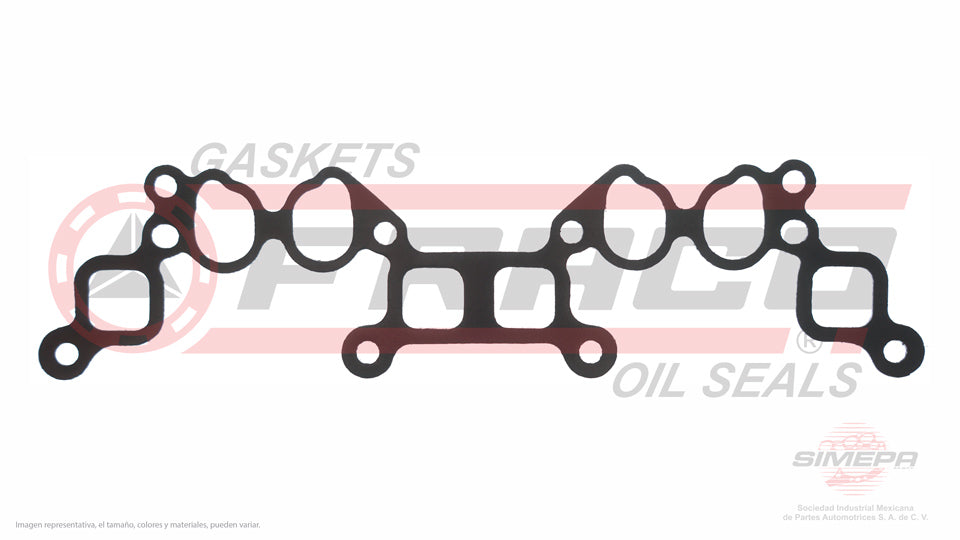 MSX-5840298 - EMPAQUE MULTIPLE DE ADMISION Y ESCAPE UNIDOS PARA NISSAN MONTACARGAS K21 L4 2.1 L 8 V. OHV K21 TODOS