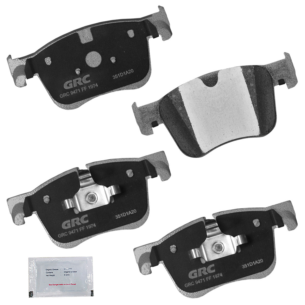 GPRD1974 - BALATAS CERAMICAS DELANTERAS PARA PEUGEOT 3008 2016-2021