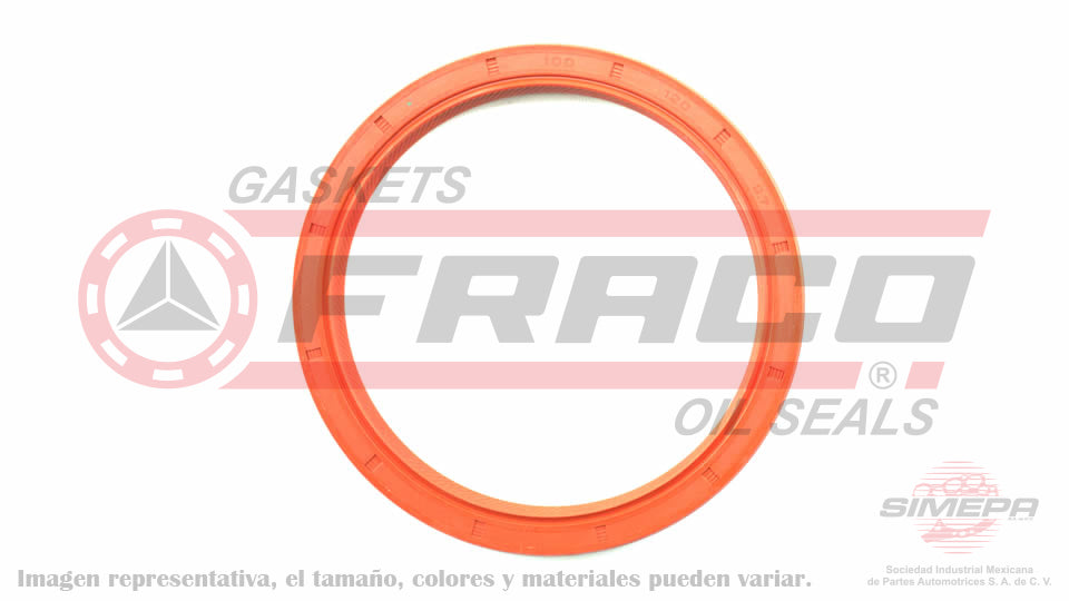S-110051-V - RETEN DE CIGÜEÑAL PARA DODGE DAKOTA V6 3.7 L 12 V EKG SOHC 2004