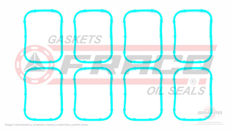 MIX-0282007 - EMPAQUE MULTIPLE DE ADMISION PARA CHRYSLER ASPEN V8 4.7 L 16 V SOHC 2008-2009