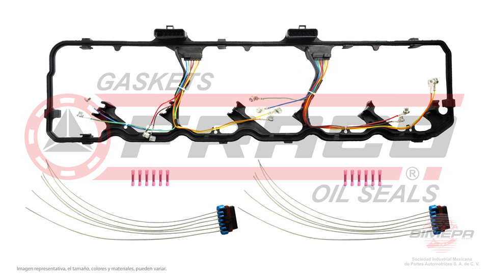 VSX-1360015 - EMPAQUE DE TAPA PUNTERIAS PARA DODGE RAM 2500 5.9 L CUMMINS TD L6 24 V. OHV ETH 2006-2009