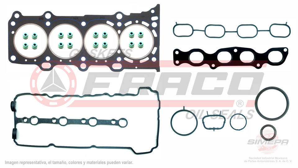 FSX-7640070NR - JUEGO DE EMPAQUES PARA SUZUKI GRAND VITARA L4 2.4 L 16 V. DOHC J24B 2008-2016