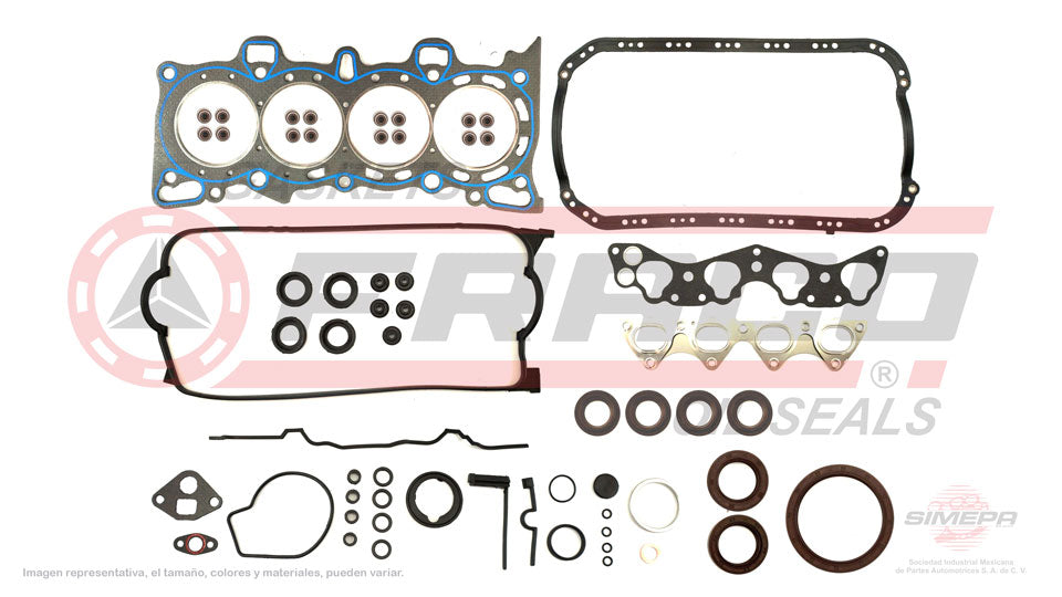 FSX-3540085-1 - JUEGO DE EMPAQUES PARA HONDA CIVIC L4 1.6 L SOHC 16 V. SOHC D16/Y5Y7Y8 1996-2000