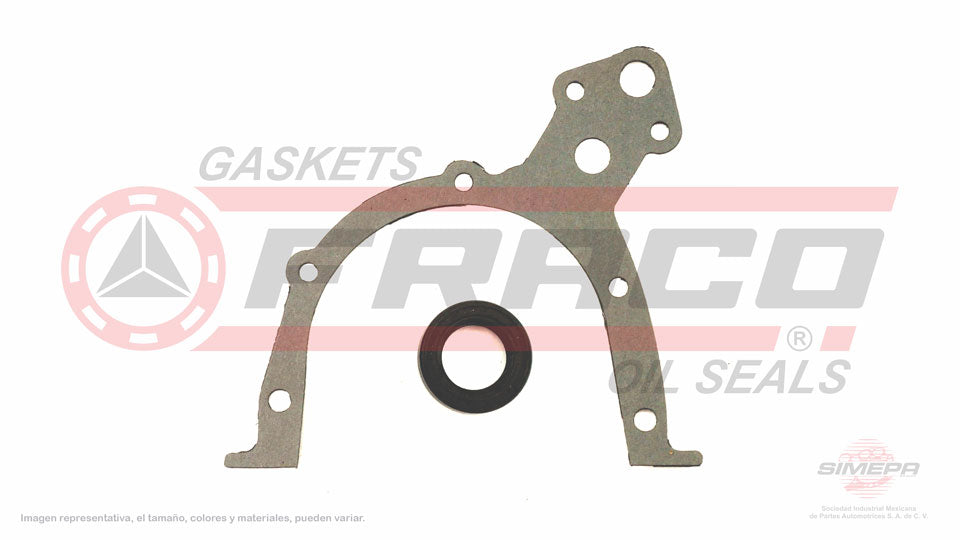 TCX-6040031 - EMPAQUE DE TAPA DE DISTRIBUCION PARA CHEVROLET CHEVY L4 1.6 L. 8 V. SOHC 1996-2012