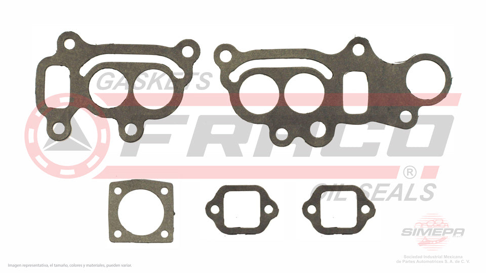 MIX-5540190 - EMPAQUE MULTIPLE DE ADMISION PARA DODGE COLT L4 1.4 L 8 V. SOHC 1979-1984