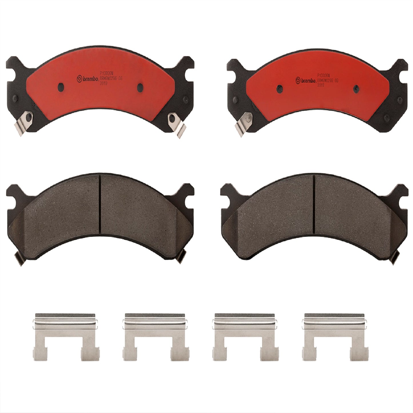 BRE-P10026N - BALATAS DELANTERAS PARA CHEVROLET AVALANCHE 2500 BASE 2002-2004