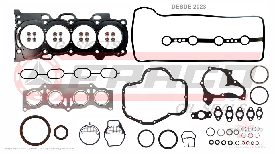 FSX-8040325 - JUEGO DE EMPAQUES PARA LEXUS HS250H L4 2.4 L 16 V. DOHC 2AZFXE 2010-2012