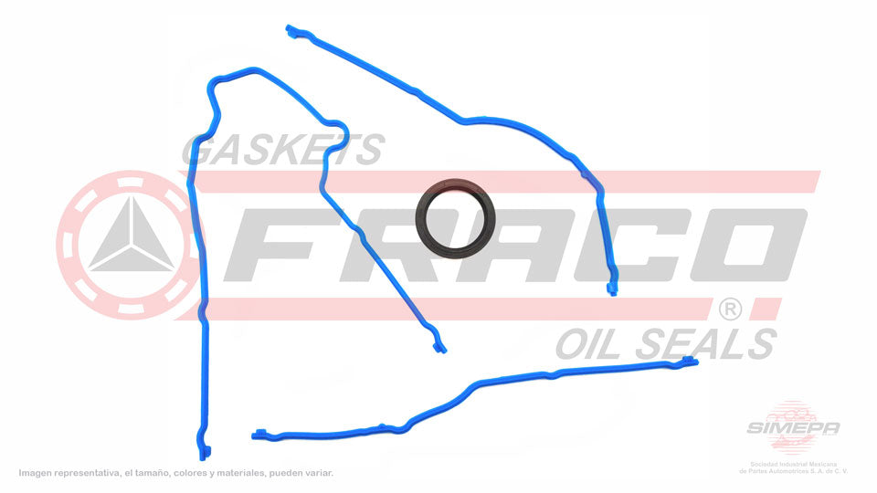 TCX-2682072 - EMPAQUE DE TAPA DE DISTRIBUCION PARA FORD CROWN VICTORIA V8 4.6 L SOHC 16 V. SOHC 1992-2008