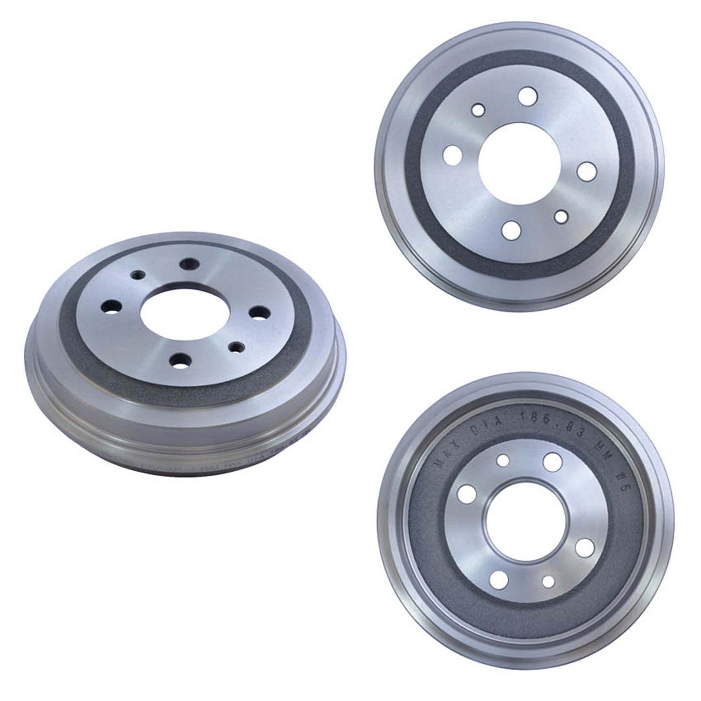 FT-07001 PAR TAMBORES DE FRENO TRASEROS FIAT PALIO ST 4 CIL 1.8L 2010-2011