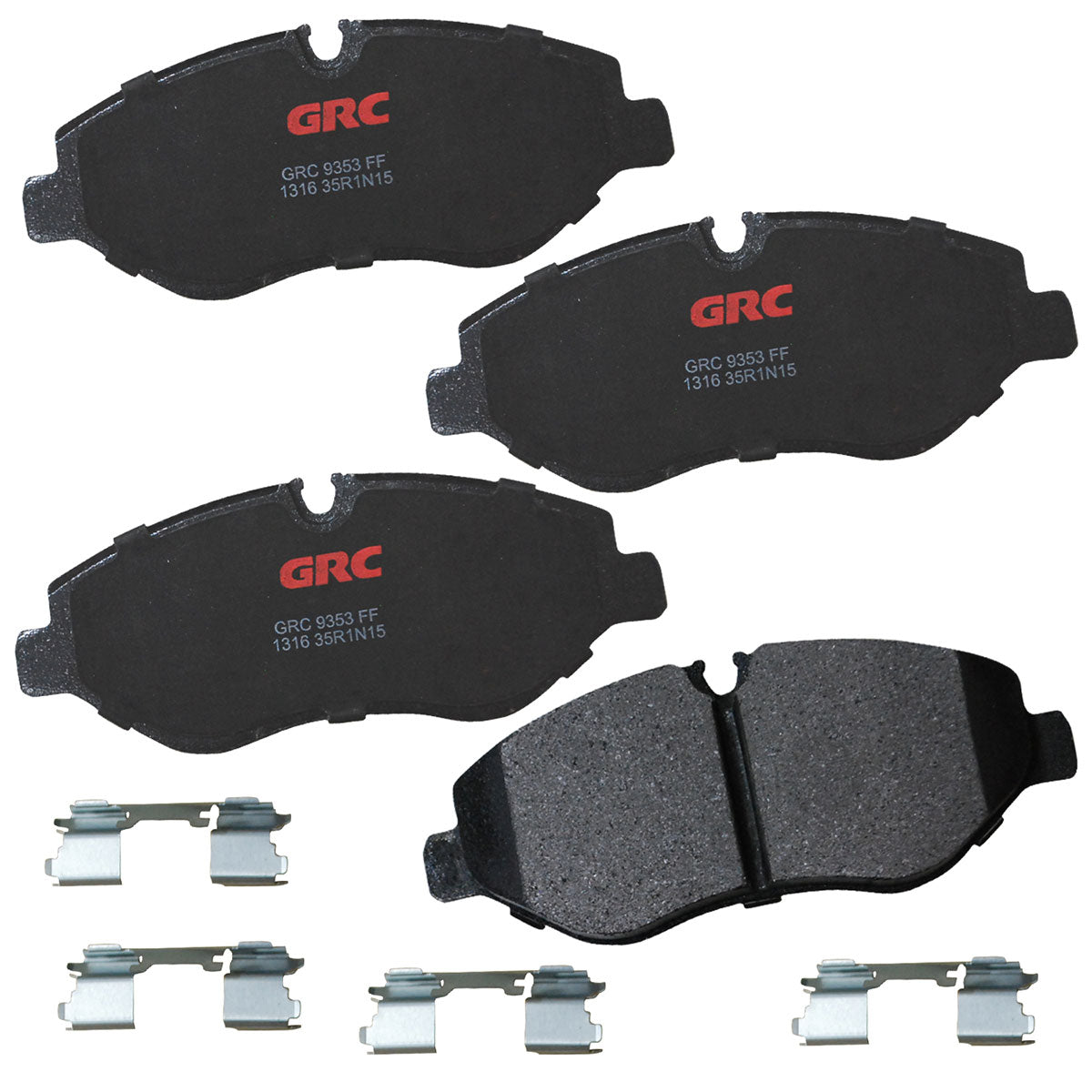 GMD1316 - BALATAS SEMIMETALICAS DELANTERAS PARA DODGE SPRINTER 2500 3.0L 2009-2009