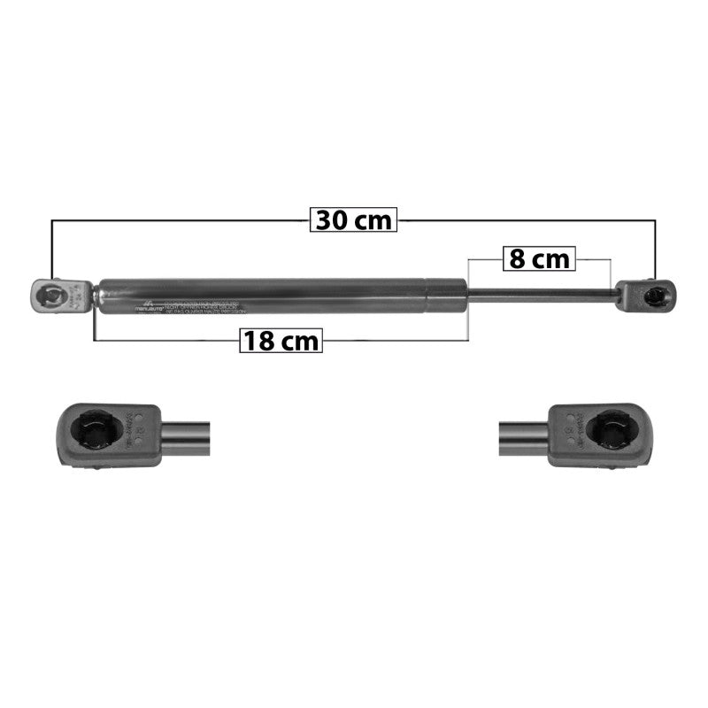 MANJ-60051 - AMORTIGUADOR CAJUELA PARA VOLKSWAGEN BORA 2005-2010 DERECHA/IZQUIERDA