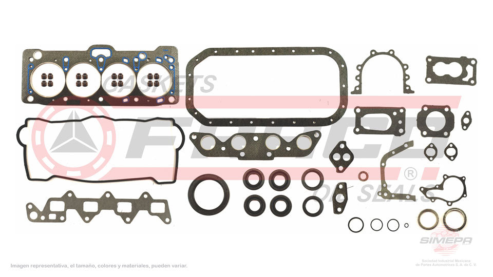 FSX-8040123 - JUEGO DE EMPAQUES PARA GEO PRIZM L4 1.6 L DOHC 16 V. DOHC 4AFE 1989
