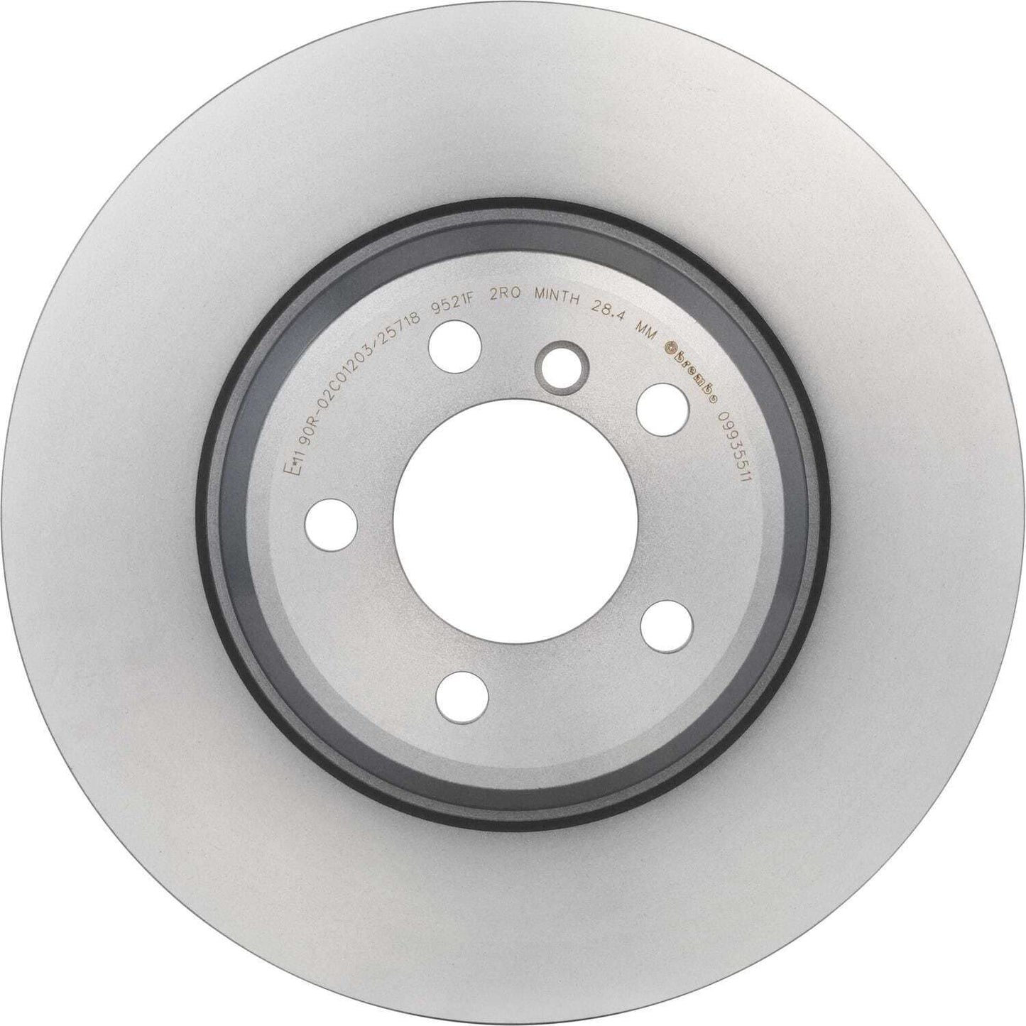BRE-09.9355.11 - PAR DE DISCOS DE FRENO DELANTEROS PARA BMW 745I BASE 2002-2005