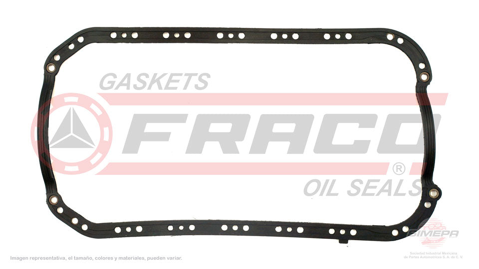OSX-3540085 - EMPAQUE DE CARTER PARA HONDA CIVIC L4 1.6 L SOHC 16 V. SOHC D16Y7 1996-2000