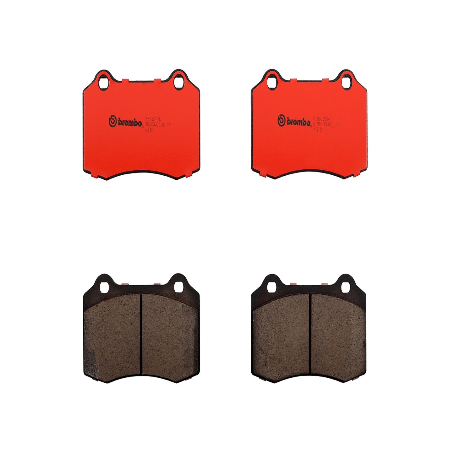 BRE-P36020N - BALATAS TRASERAS PARA JAGUAR XKR BASE 2002-2006
