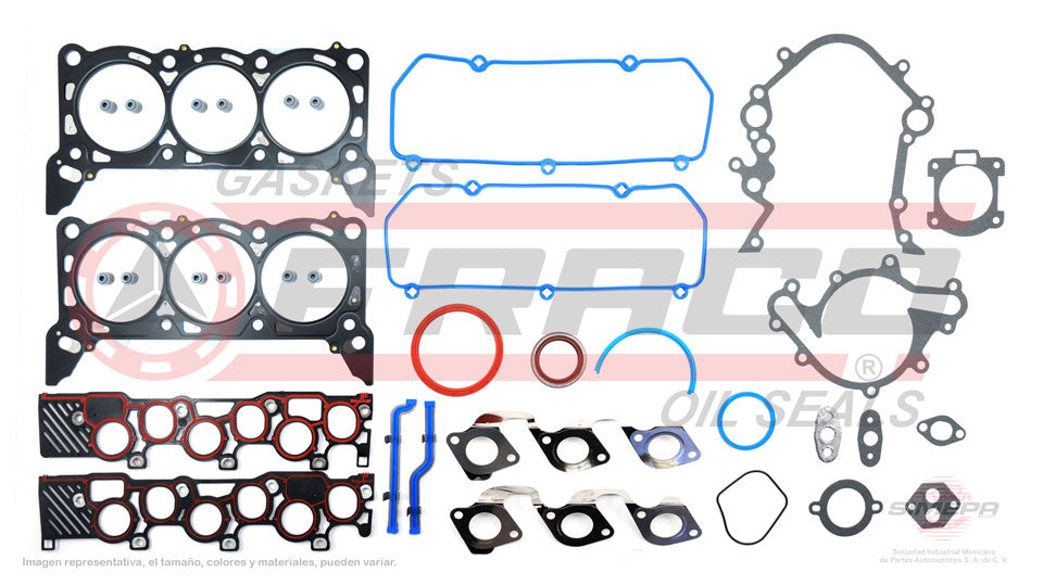 FSX-2662074 - JUEGO DE EMPAQUES PARA FORD E-150 V6 4.2 L 12 V. OHV 1997-1998