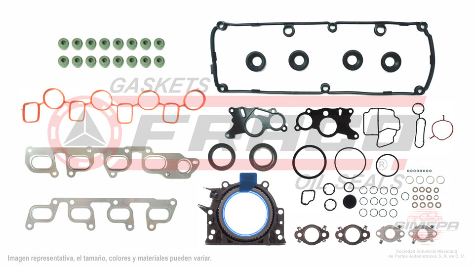 FSX-8640155WHG - JUEGO DE EMPAQUES PARA VOLKSWAGEN AMAROK L4 2.0 L DIESEL 16 V. DIESEL TURBO 2010-2014