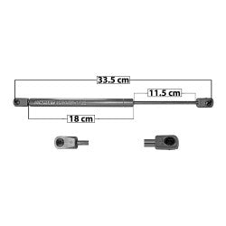 MANJ-33405 - AMORTIGUADOR COFRE PARA FORD EXPEDITION 2003-2006
