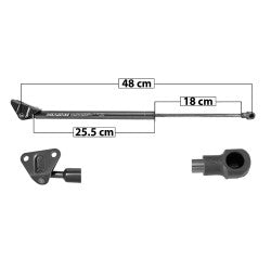 MANJ-51048 - AMORTIGUADOR 5TA PUERTA PARA MITSUBISHI ASX 2013-2015 DERECHA/IZQUIERDA
