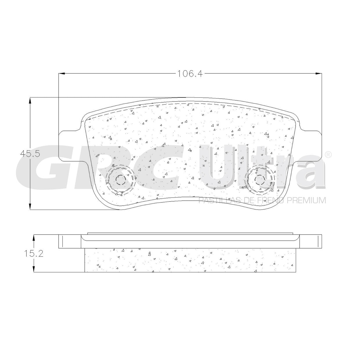 GCD1820 - BALATAS CERAMICAS TRASERAS PARA RENAULT FLUENCE 2011-2015