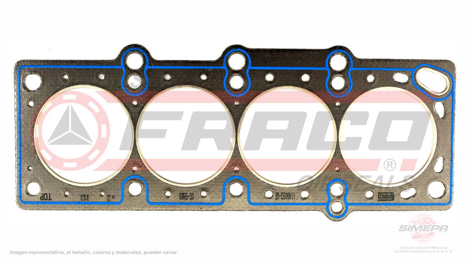 HGX-1140052-GF - EMPAQUE DE CABEZA PARA DODGE NEON L4 2.0 L SOHC 16 V. ECB SOHC VIN CF 1995-2005