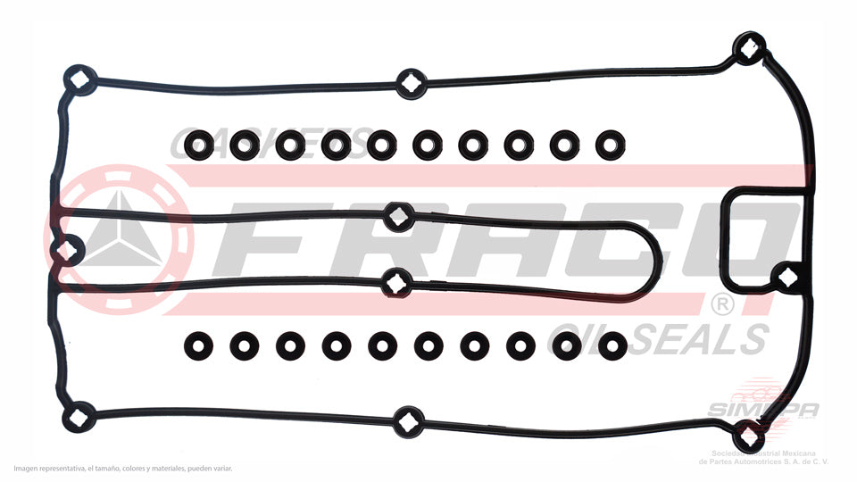 VSX-2640041-1 - EMPAQUE DE TAPA PUNTERIAS PARA FORD FOCUS L4 2.0 L DOHC 16 V. ZETEC 2002-2004