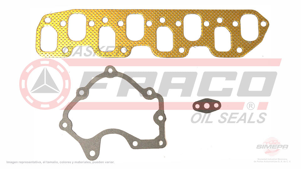 MSX-1140060 - EMPAQUE MULTIPLE DE ADMISION Y ESCAPE UNIDOS PARA CHRYSLER LASER L4 2.2 L 8 V SOHC 1984-1986