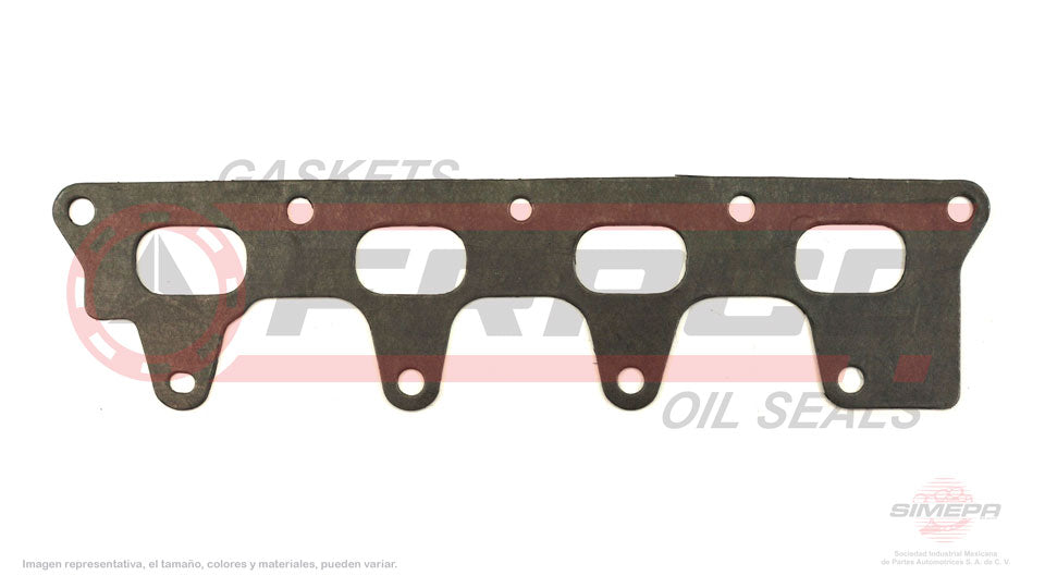 MEX-6540109 - EMPAQUE MULTIPLE DE ESCAPE PARA RENAULT CLIO L4 1.6 L 16 V. DOHC K4M 2002-2010