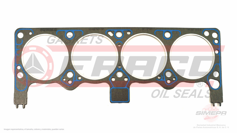 HGX-1182030-NR - EMPAQUE DE CABEZA PARA CHRYSLER CORDOBA V8 5.2 L 16 V. 318 CID 1975-1983