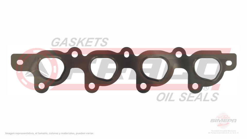 MEX-2640041 - EMPAQUE MULTIPLE DE ESCAPE PARA FORD CONTOUR L4 2.0 L DOHC 16 V. ZETEC 1995-2000