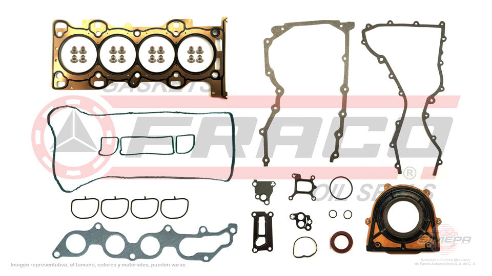 FSX-5340216 - JUEGO DE EMPAQUES PARA FORD ESCAPE L4 2.3 L 16 V. DOHC 2005-2008