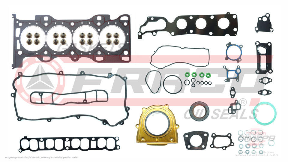 FSX-5340234NR - JUEGO DE EMPAQUES PARA MAZDA 3 L4 2.3 L MZR 16 V. DOHC 2007-2013